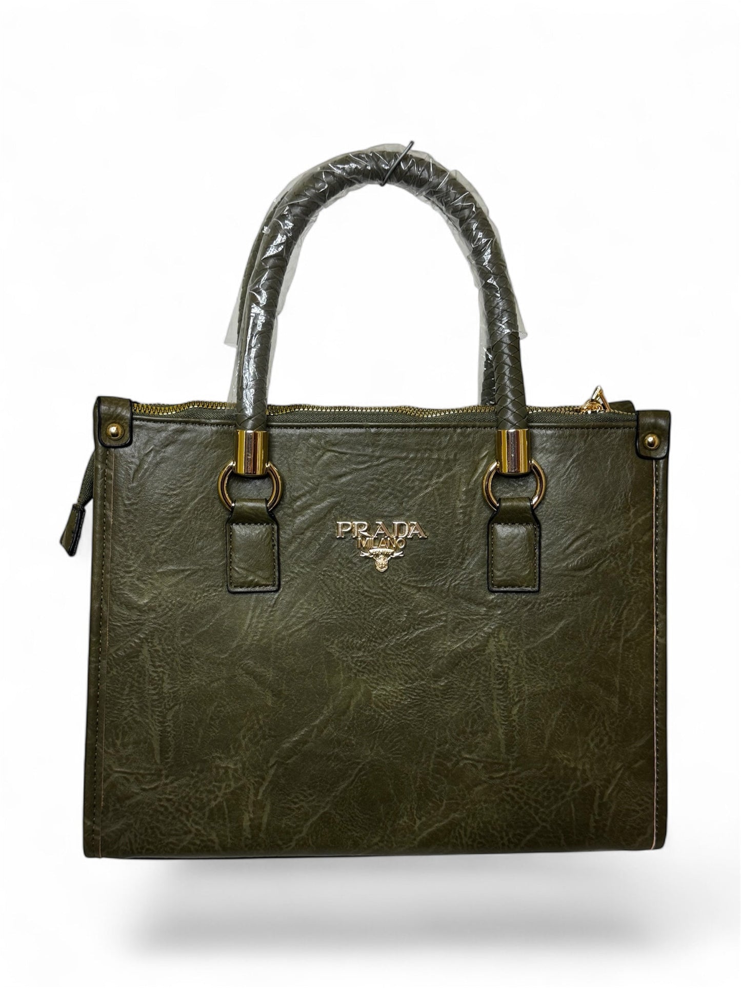 Damen Handtasche trendig & elegant in der Farbe Olivgrün
