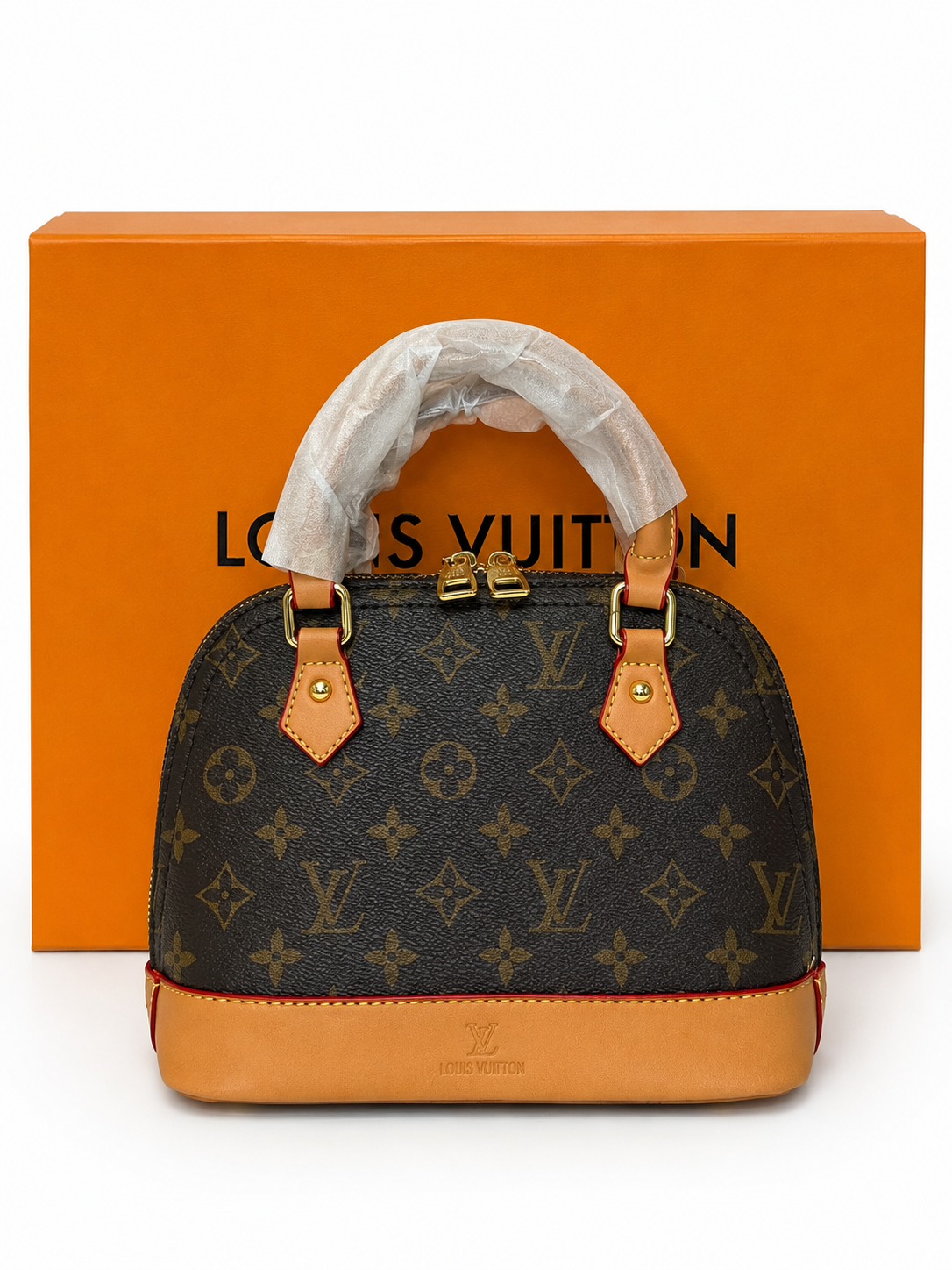 Damen Handtasche trendig & elegant in der Farbe Braun