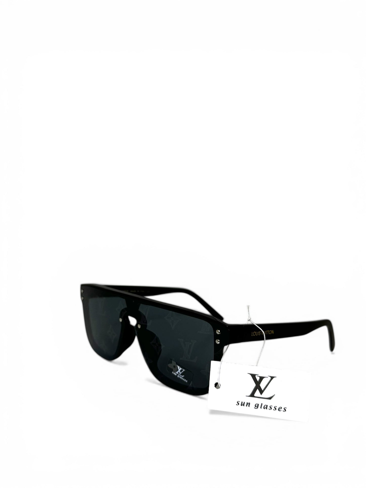 Damen Sonnenbrille trendig & elegant in der Farbe Schwarz