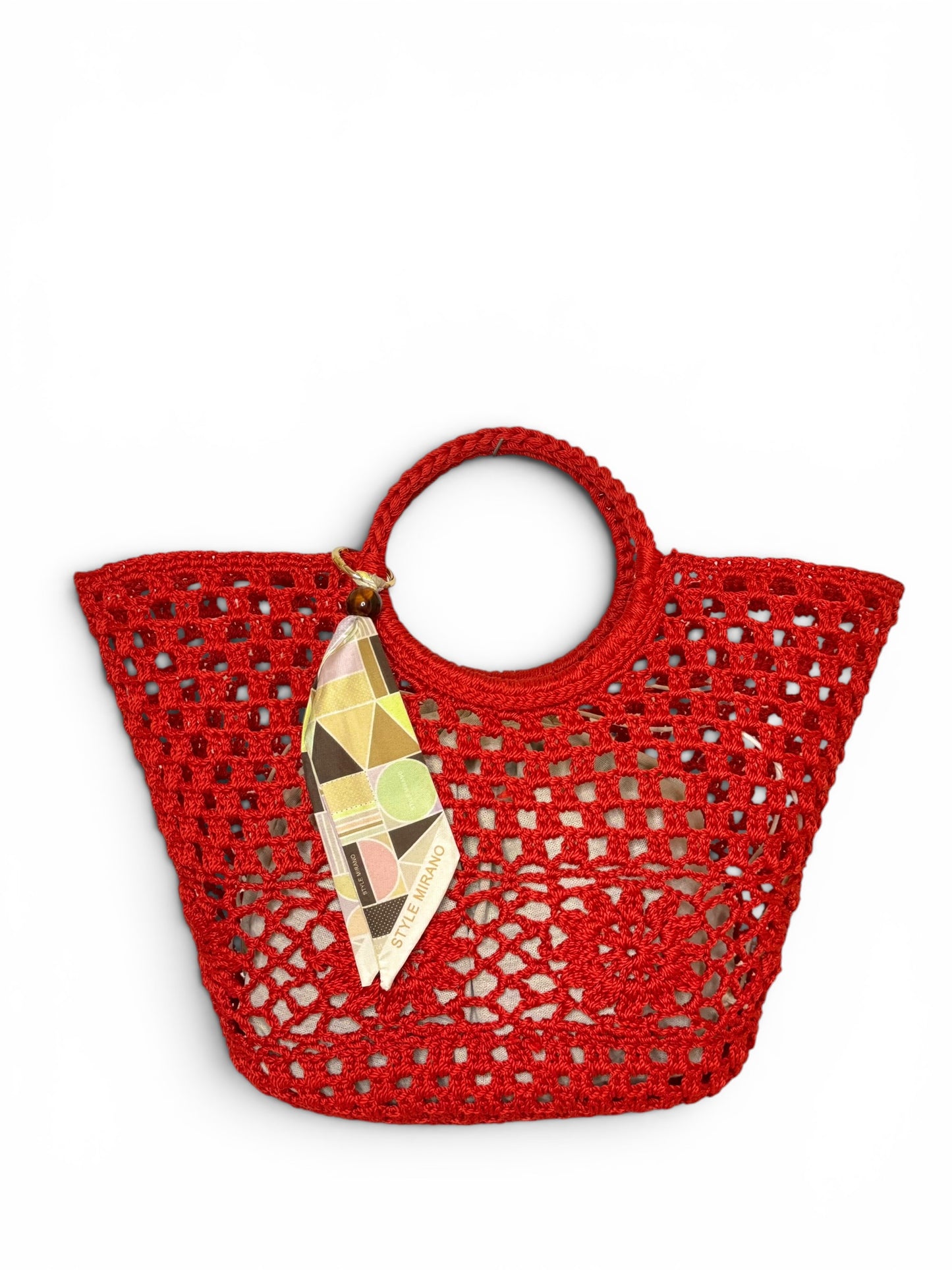 Damen Handtasche trendig & elegant in der Farbe Rot