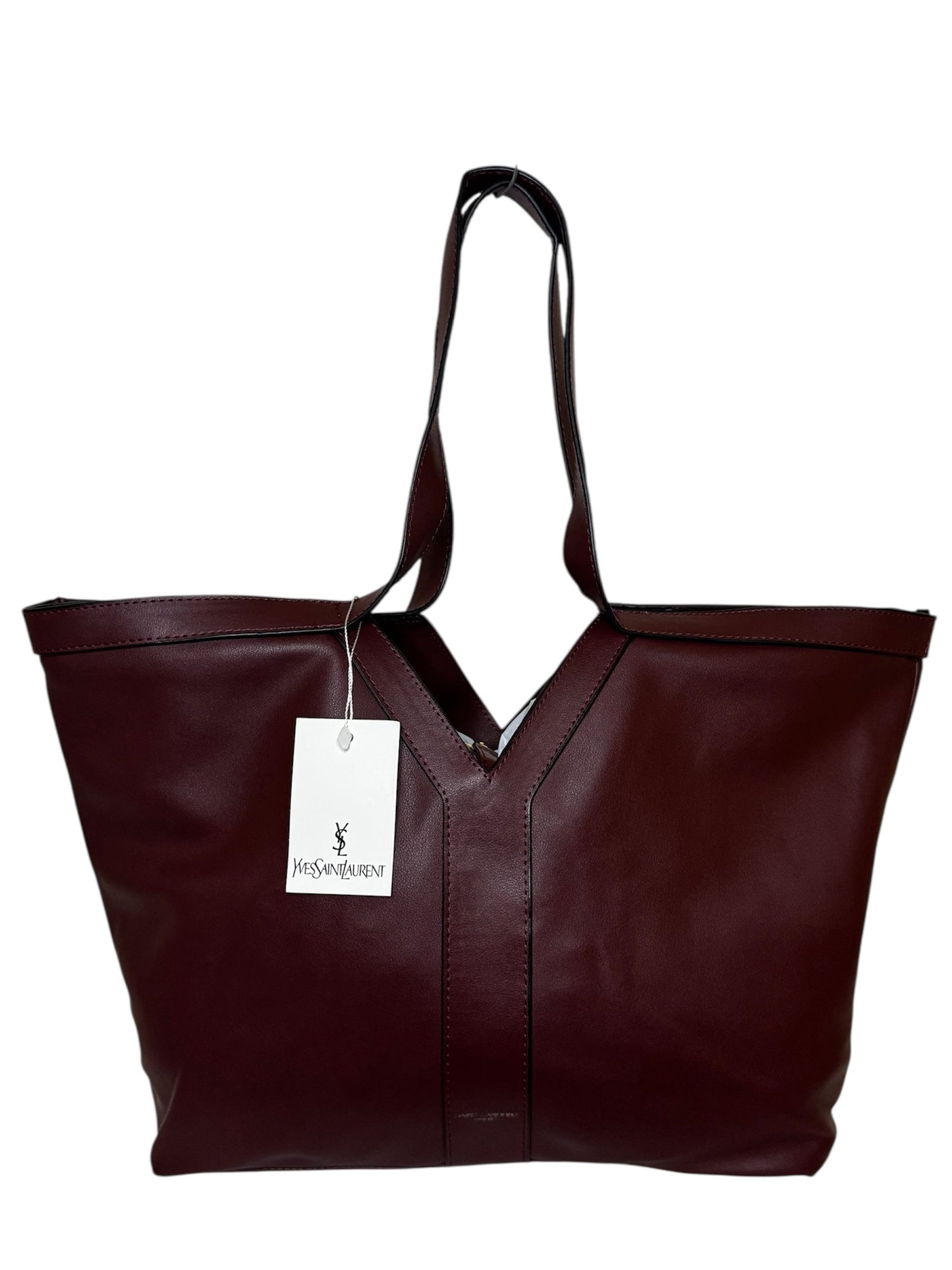 Damen Handtasche trendig & elegant in der Farbe Weinrot/Braun