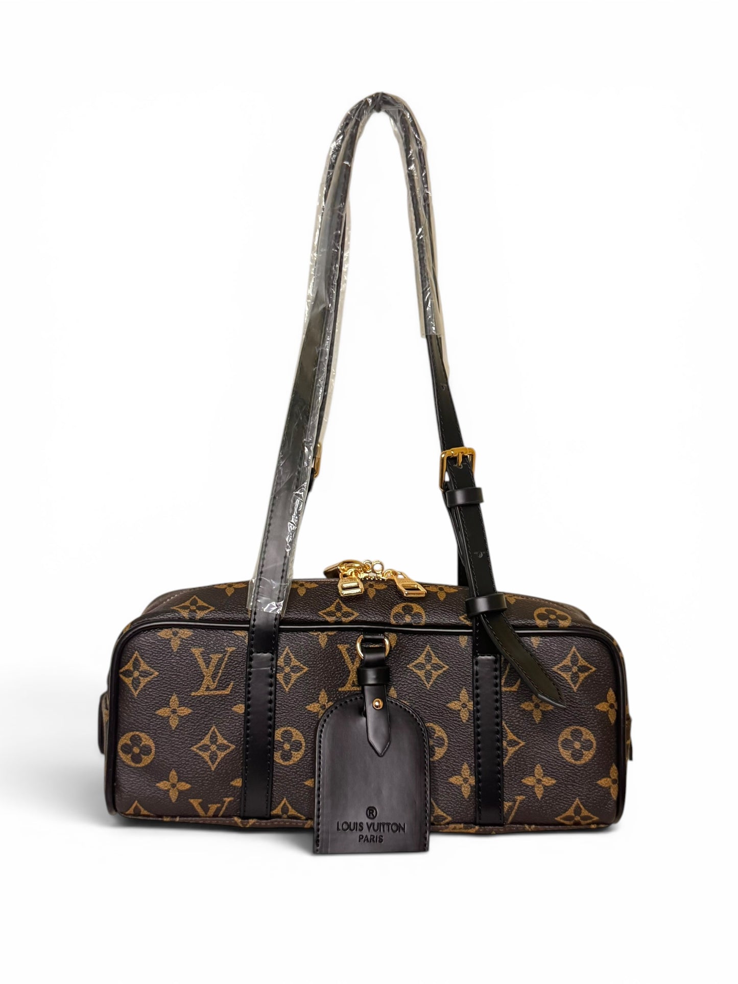 Damen Handtasche trendig & elegant in der Farbe Braun/Schwarz