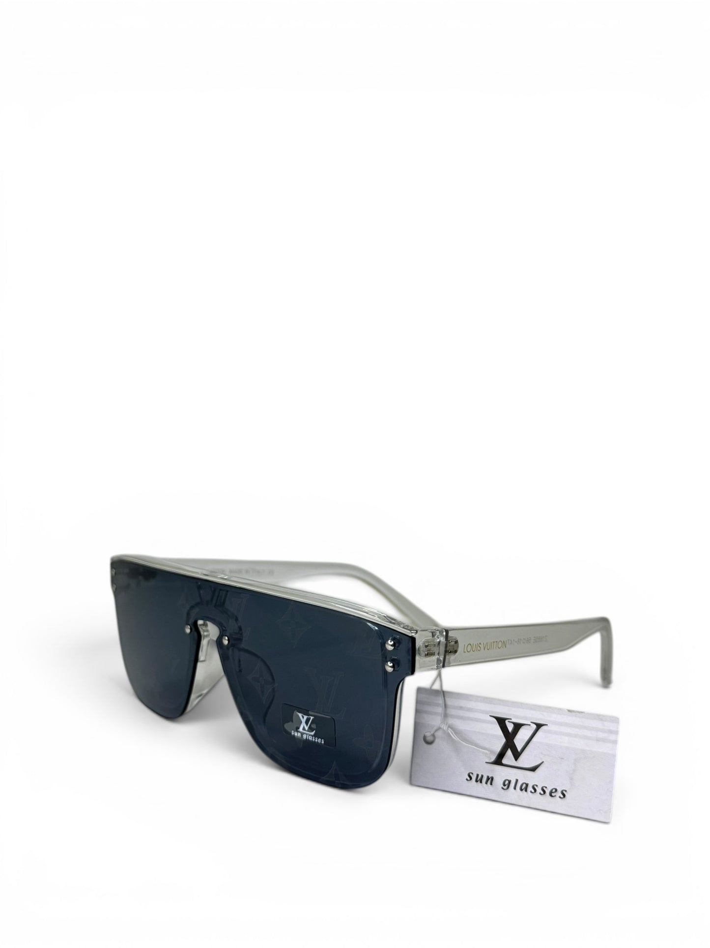 Damen Sonnenbrille trendig & elegant in der Farbe Grau/Schwarz
