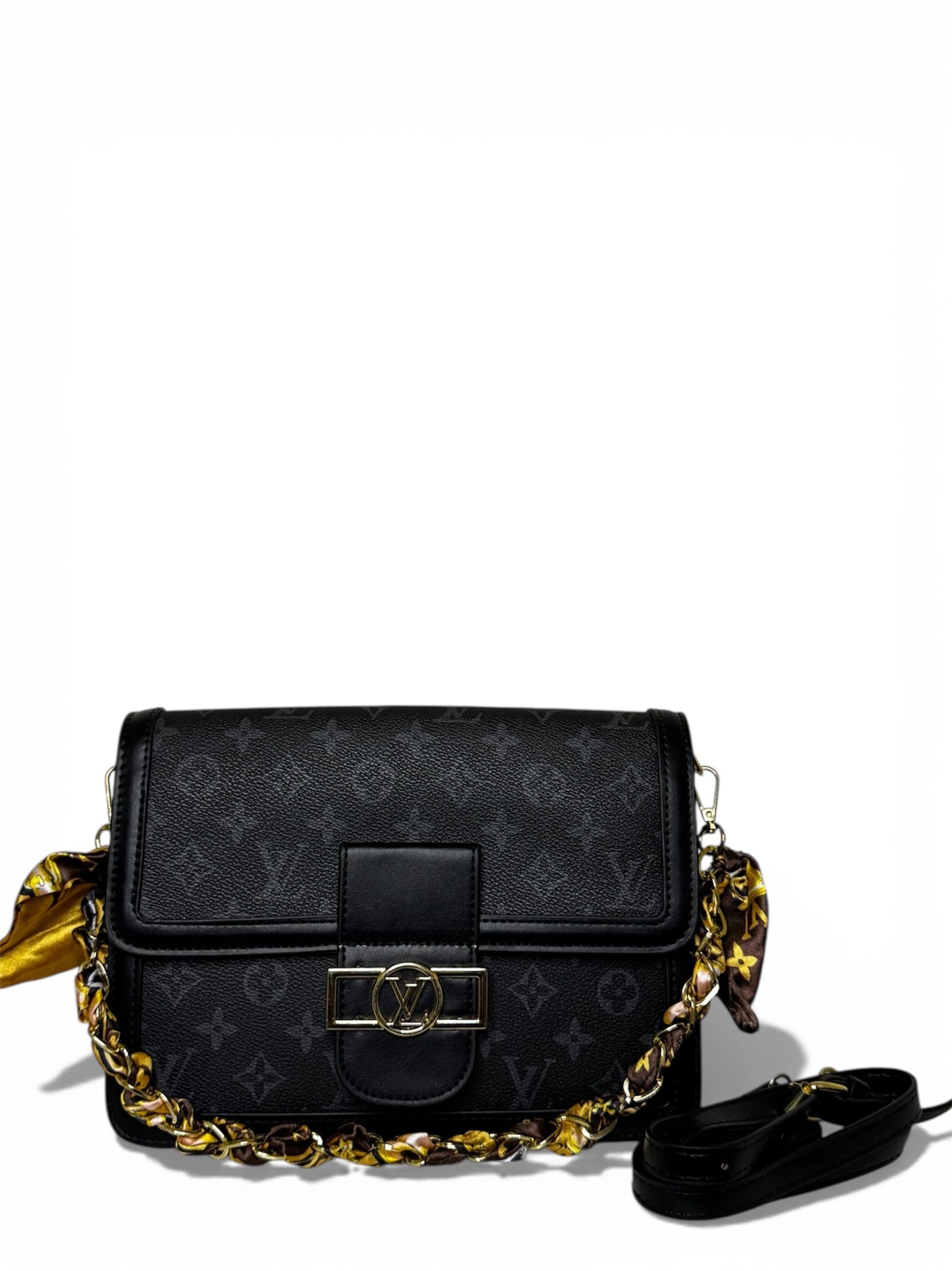 Damen Handtasche trendig & elegant in der Farbe Schwarz