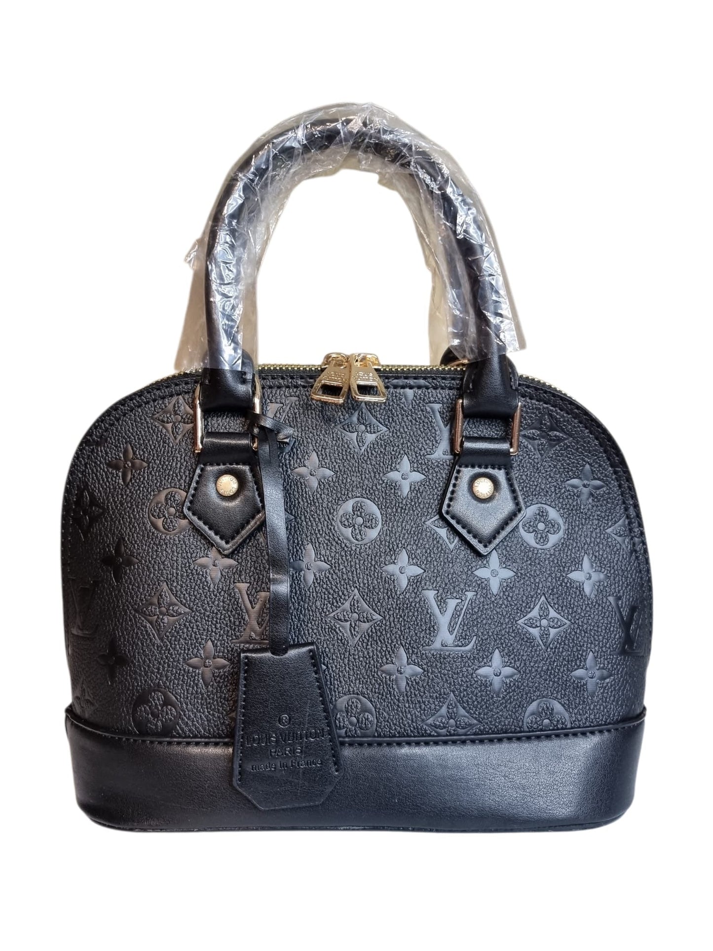 Damen Handtasche trendig & elegant in der Farbe Schwarz