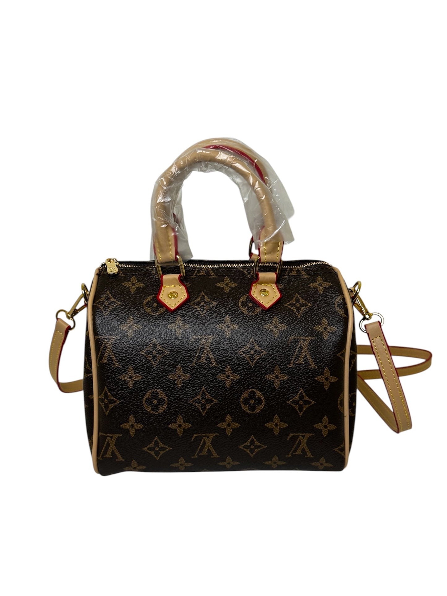 Damen Handtasche trendig & elegant in der Farbe Braun 20cm