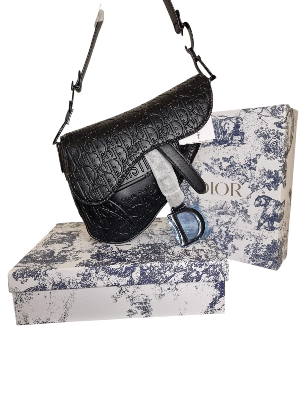 Damen Handtasche trendig & elegant in der Farbe Schwarz