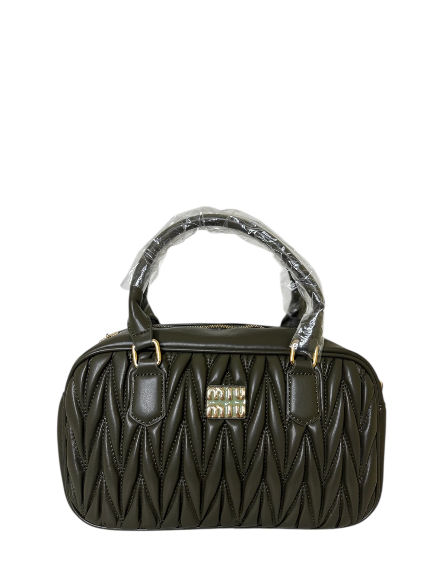 Damen Handtasche trendig & elegant in der Farbe Olivgrün