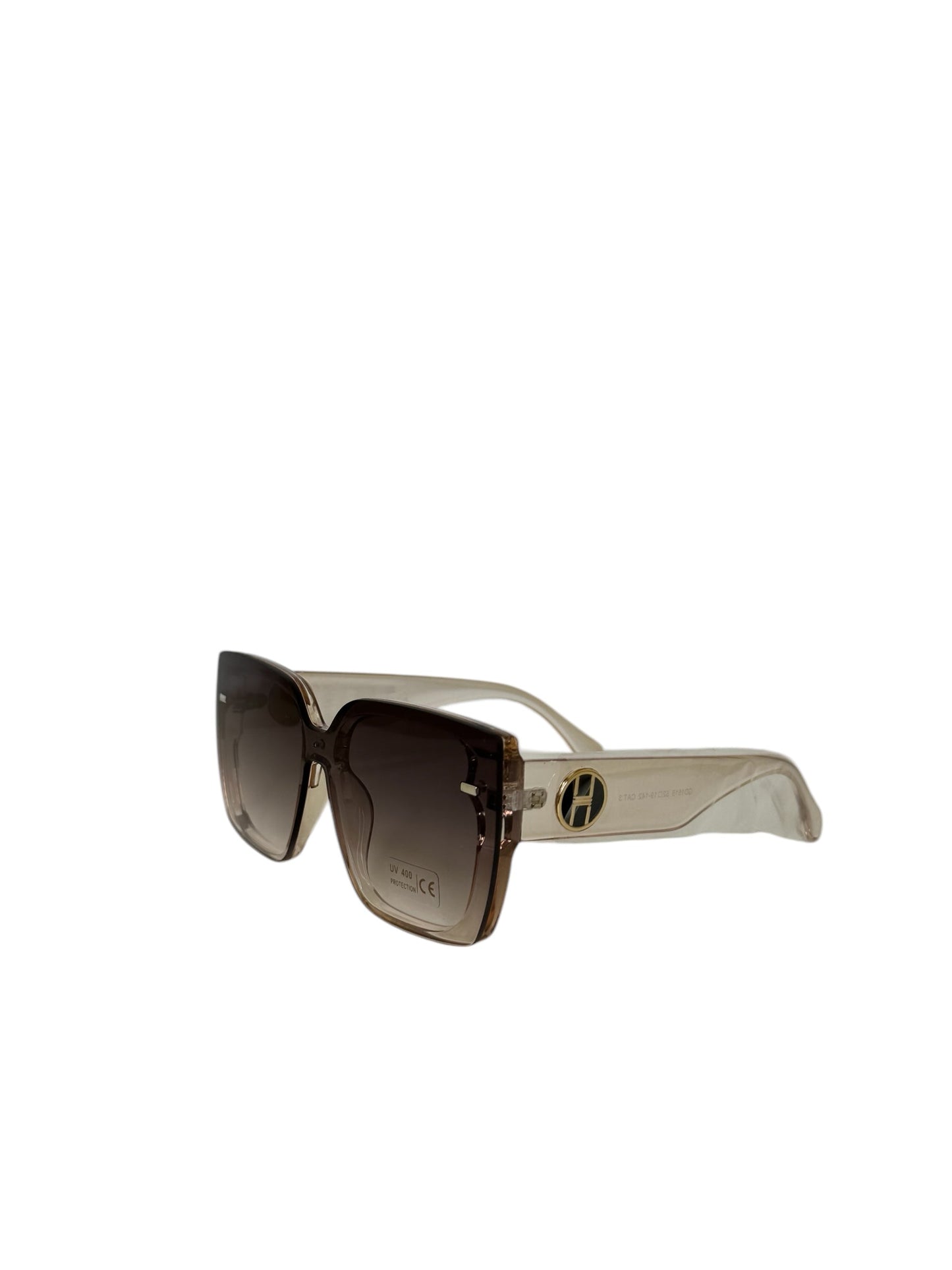 Damen Sonnenbrille trendig & elegant in der Farbe Beige