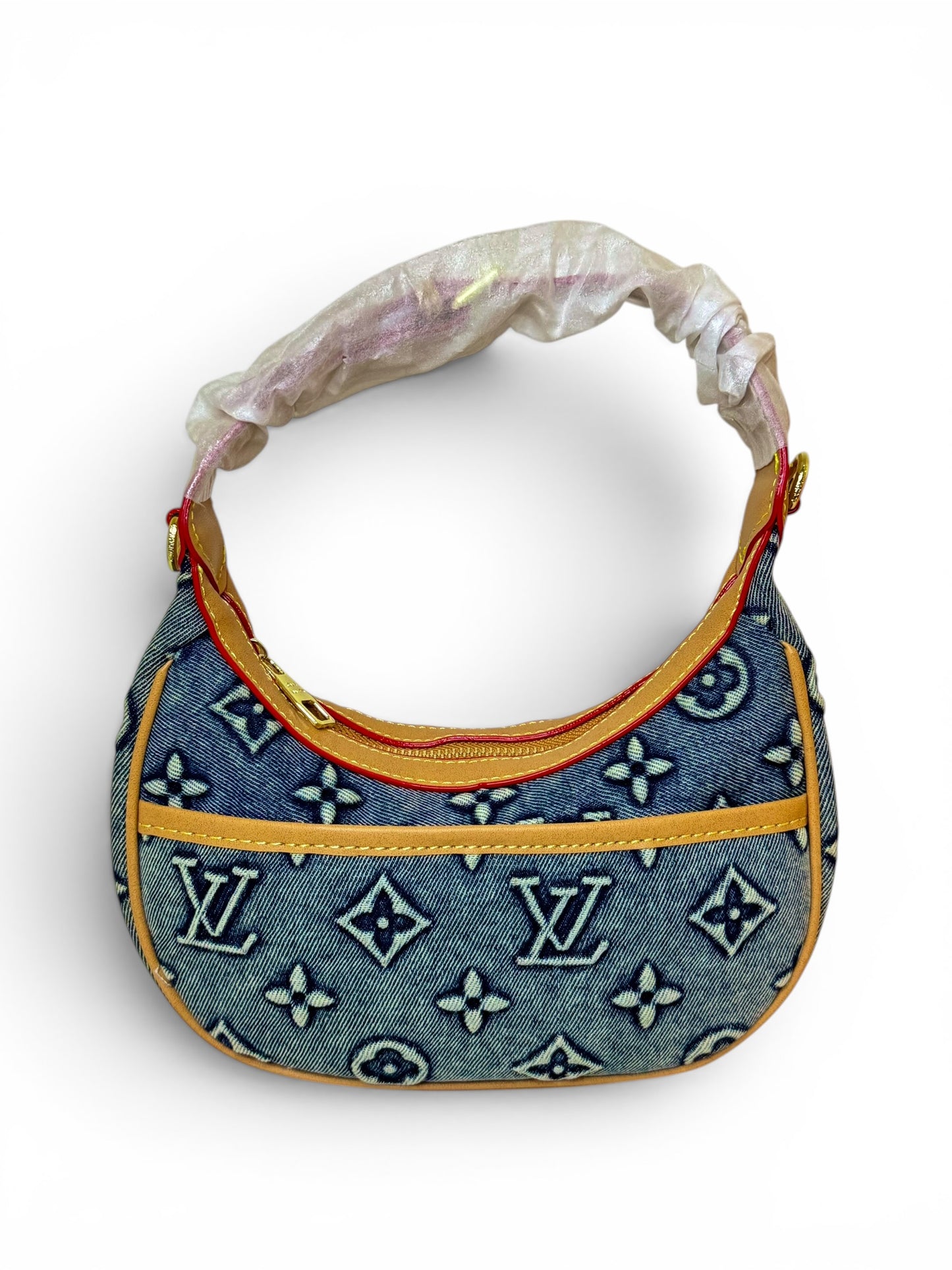 Damen Handtasche trendig & elegant in der Farbe Braun/Jeans