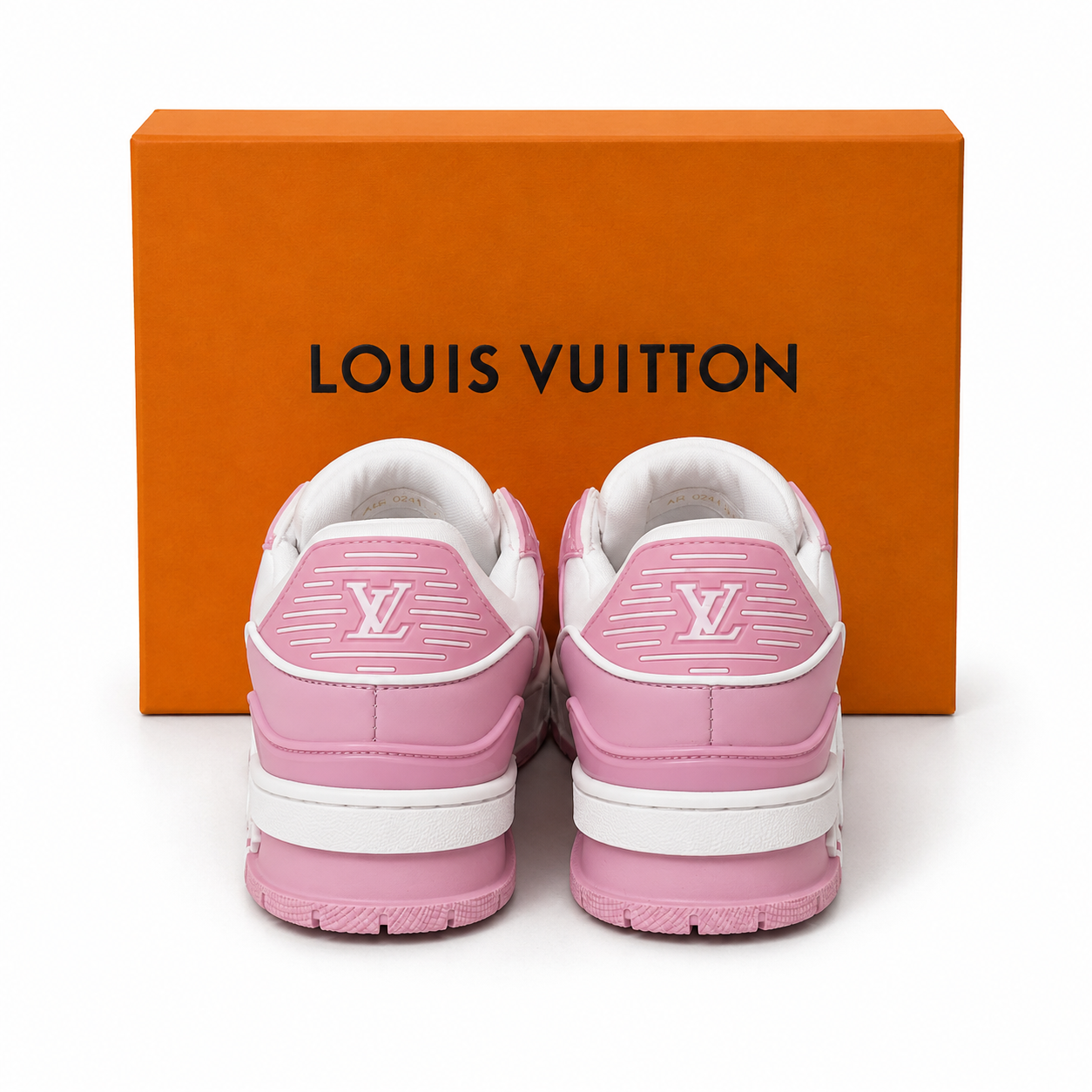 Sneaker trendig & elegant in der Farbe Rosa/Weiß