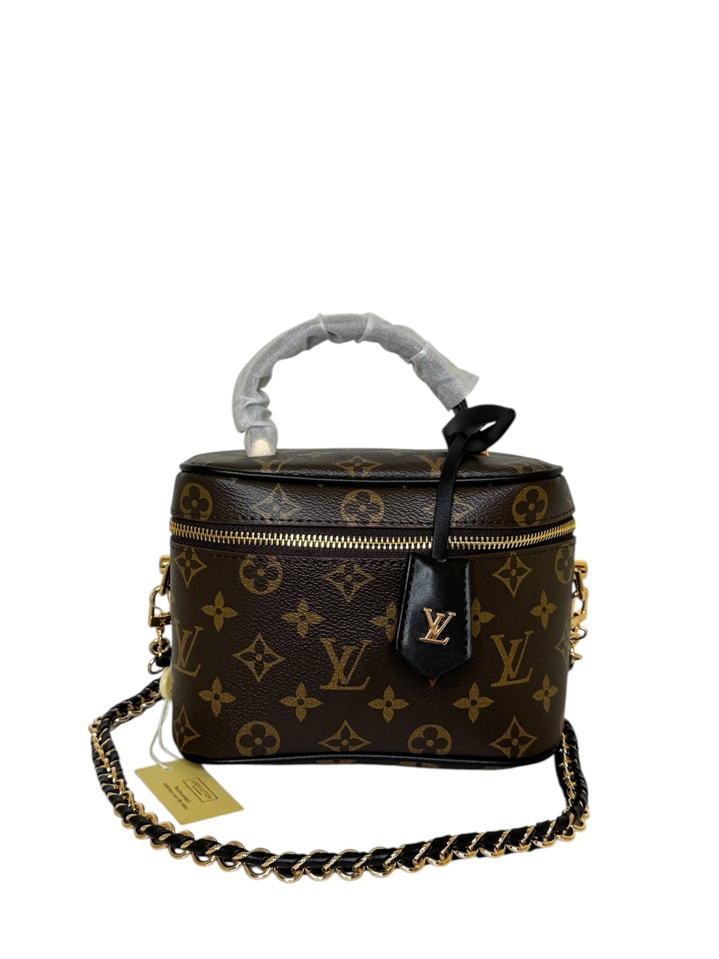Damen Kosmetiktasche trendig & elegant in der Farbe Braun