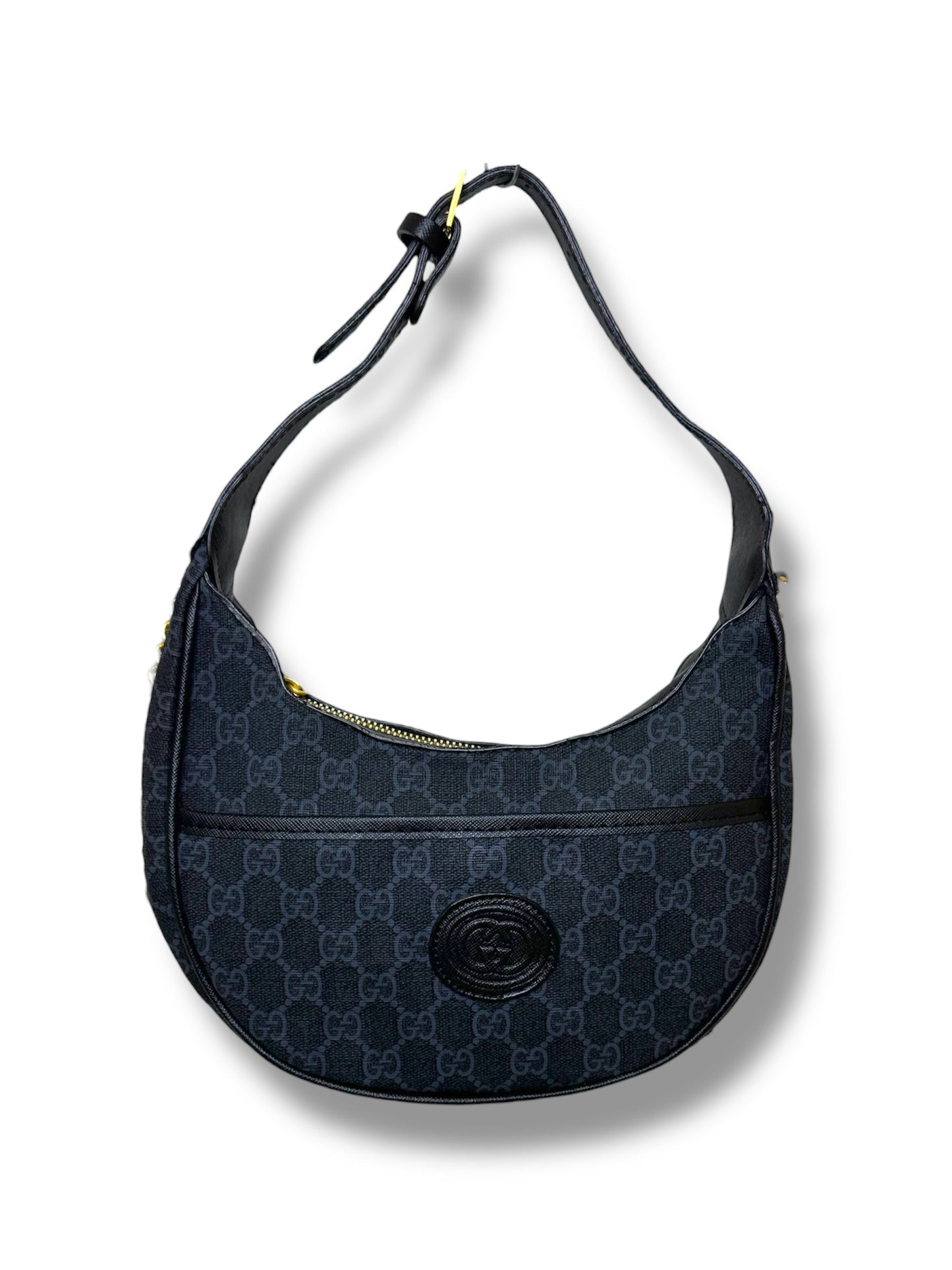 Damen Handtasche trendig & elegant in der Farbe Schwarz/Dunkelblau