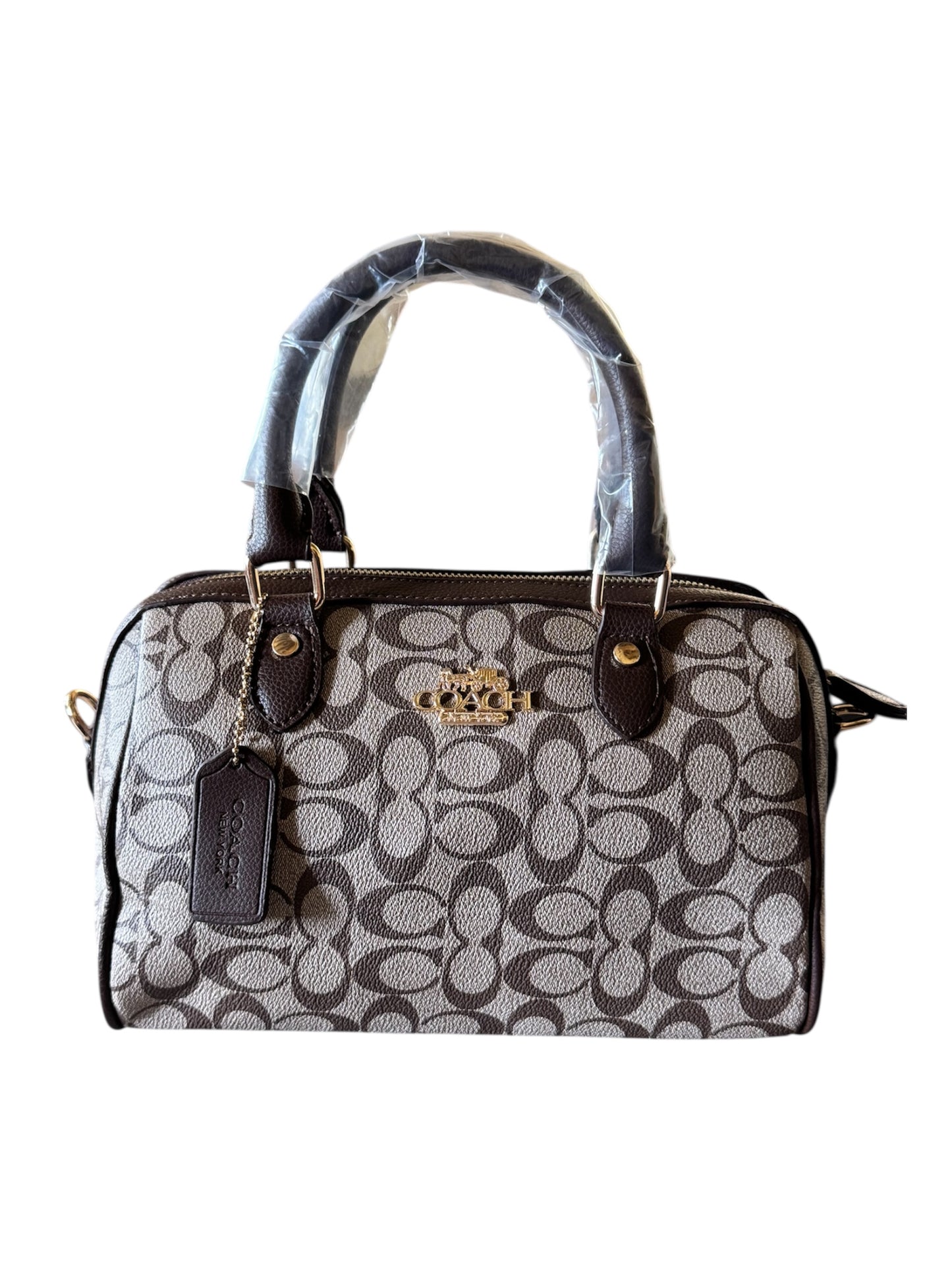 Damen Handtasche trendig & elegant in der Farbe Braun