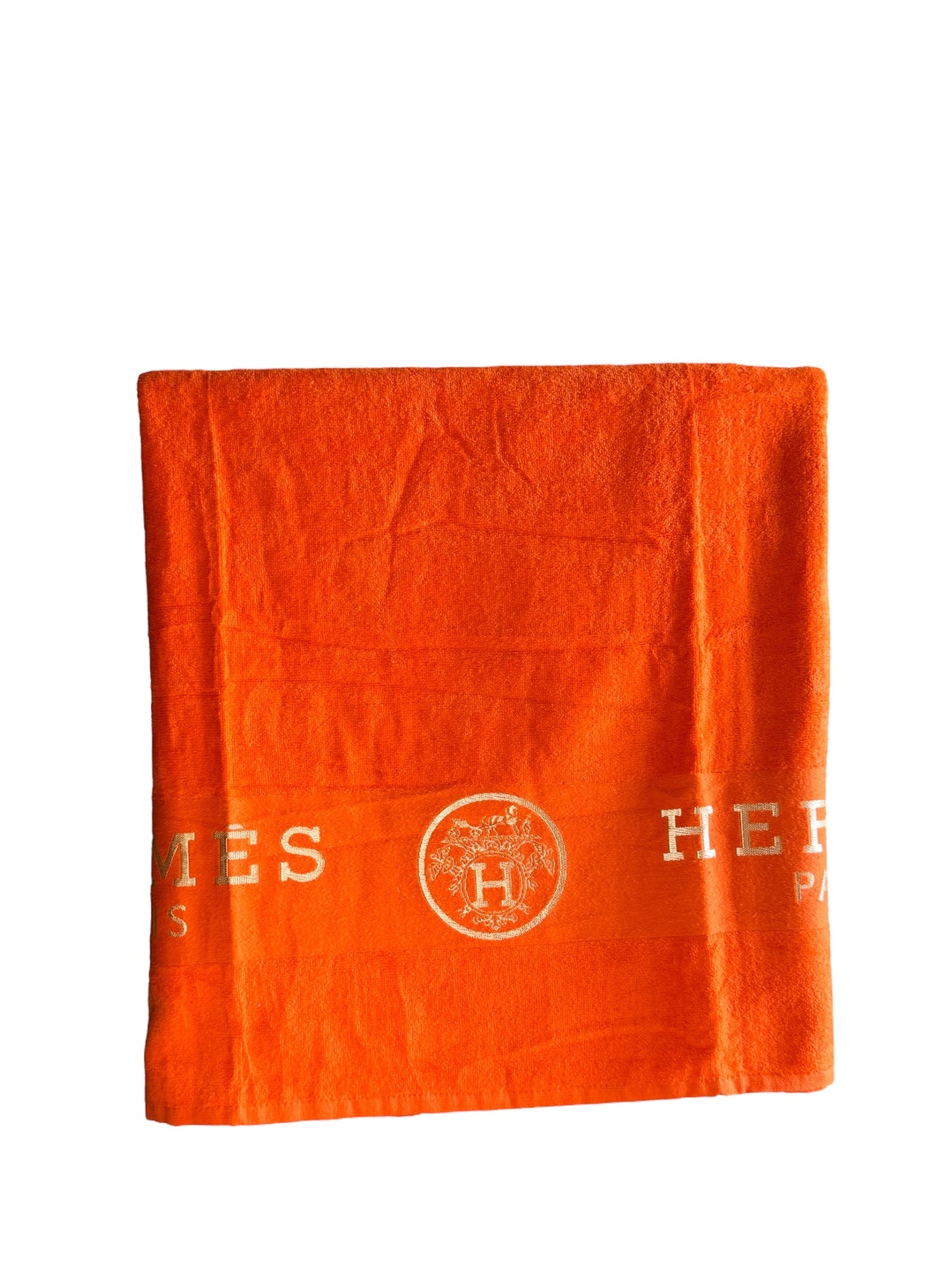 Strand/Handtuch im modischen Design in der Farbe Orange
