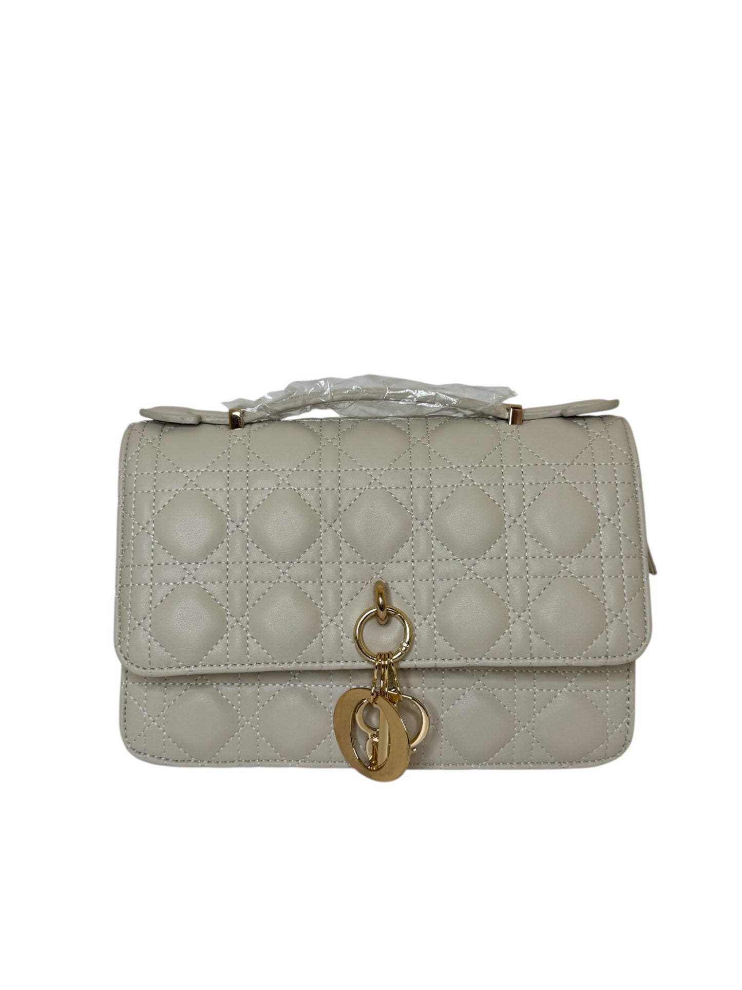 Damen Handtasche trendig & elegant in der Farbe Beige