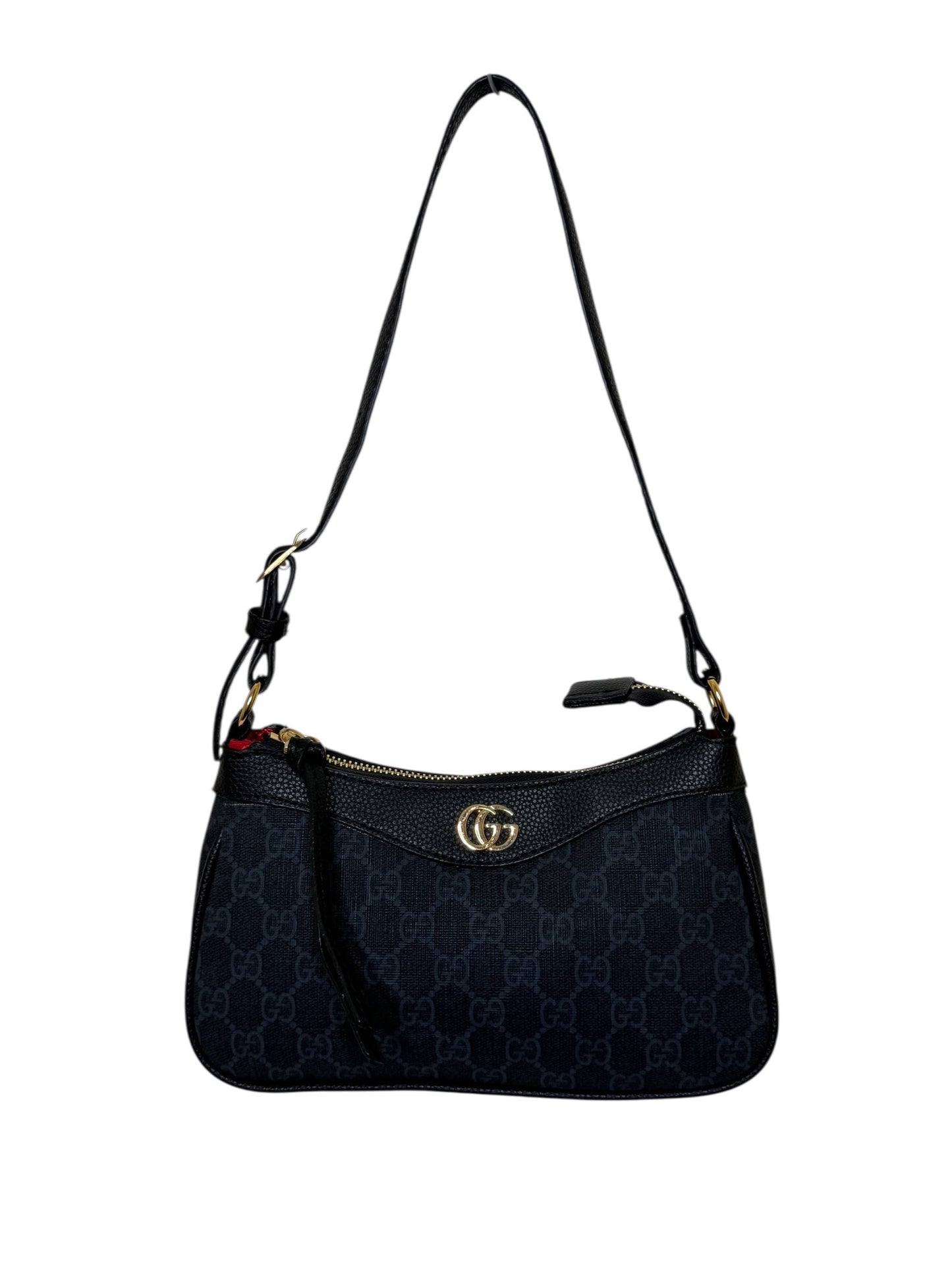 Damen Handtasche trendig & elegant in der Farbe Schwarz/Grau