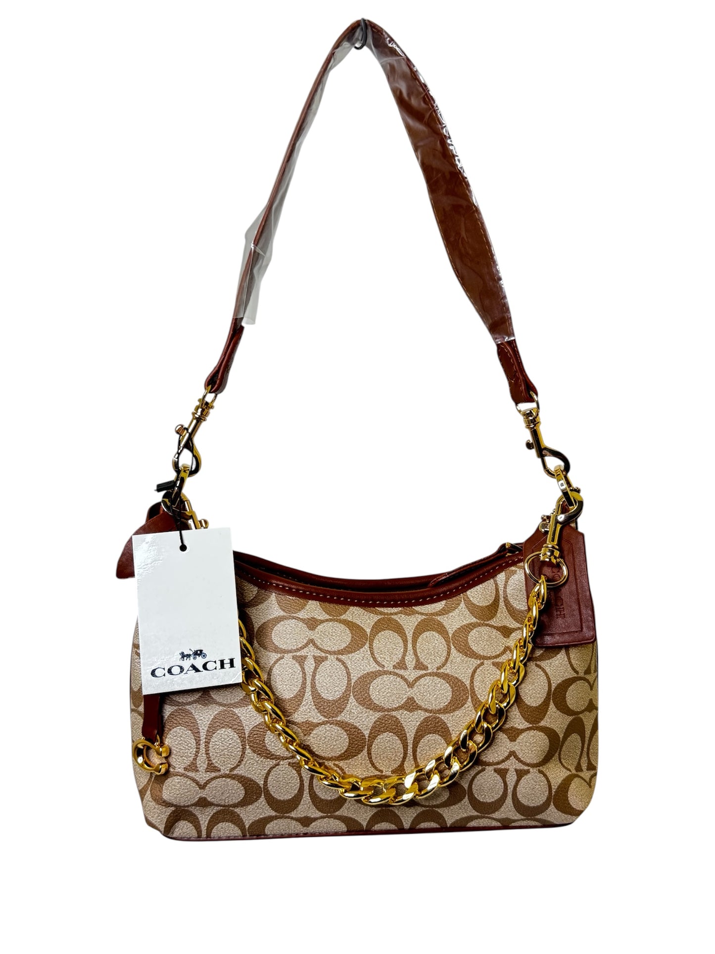 Damen Handtasche trendig & elegant in der Farbe Braun