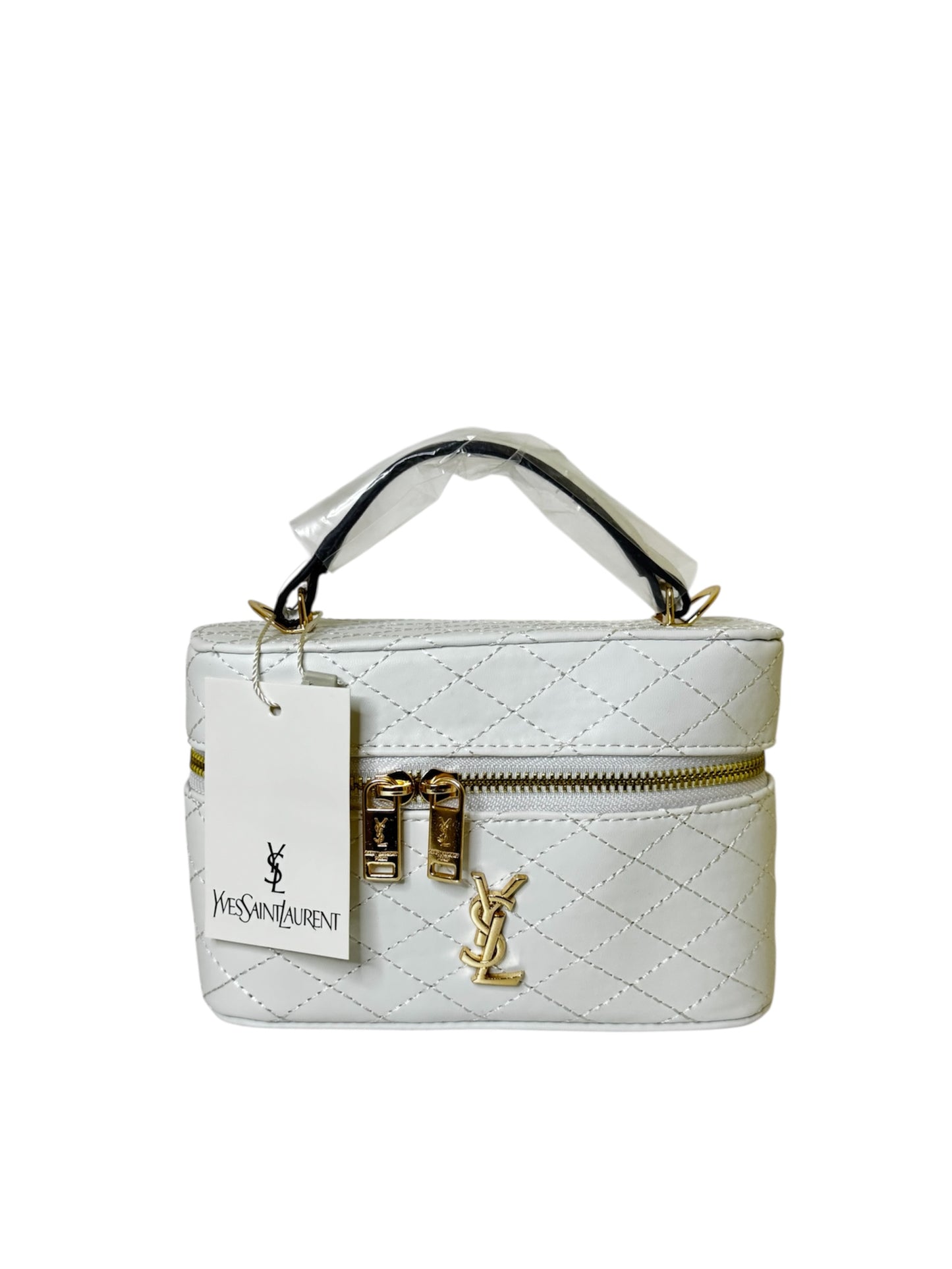 Kosmetiktasche trendig & elegant in der Farbe Weiß