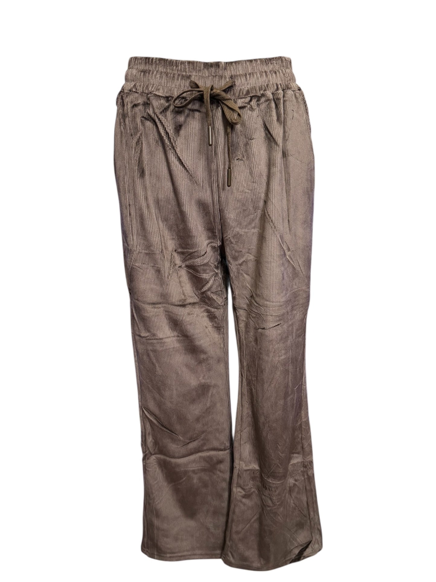 Weiche Lounge-Hose in Taupe – Komfort trifft modernen Trend