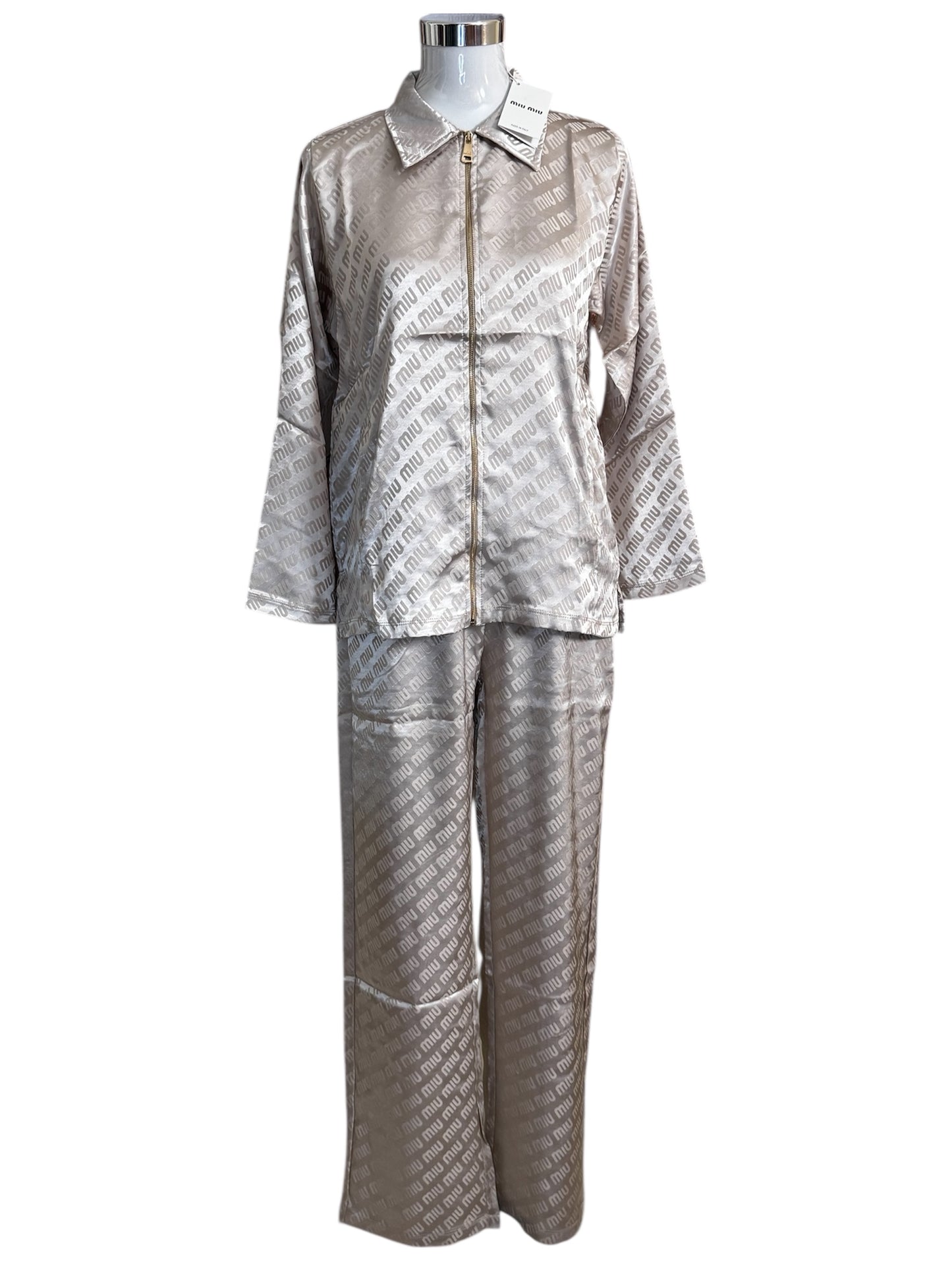 Damen Zweiteiler Set Trendig & Elegant in der Farbe Beige