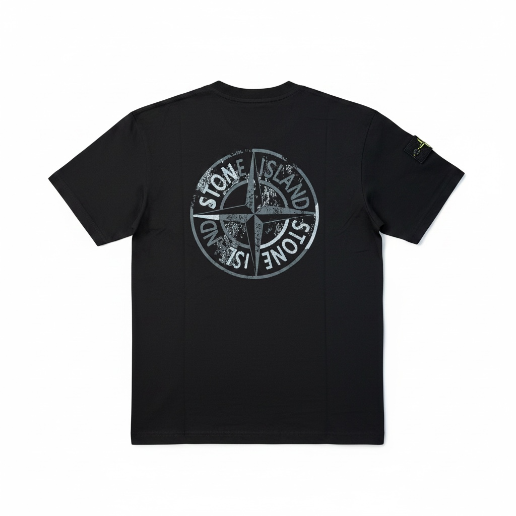 Unisex Set T-Shirt & kurze Hose in Schwarz