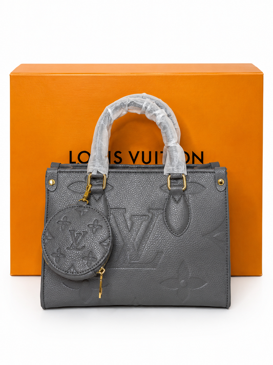 Damen Handtasche trendig & elegant in der Farbe Grau
