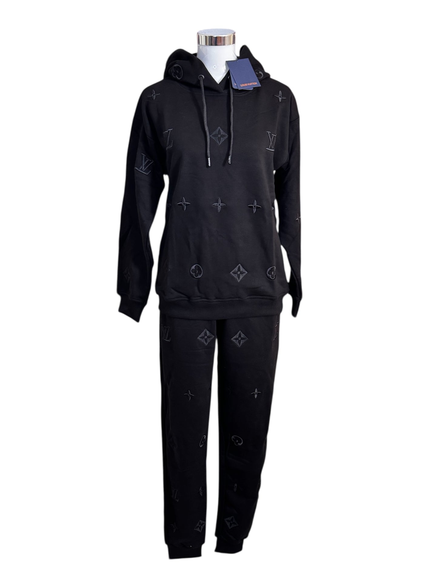 Unisex Zweiteiler Set Trendig & Elegant in der Farbe Schwarz