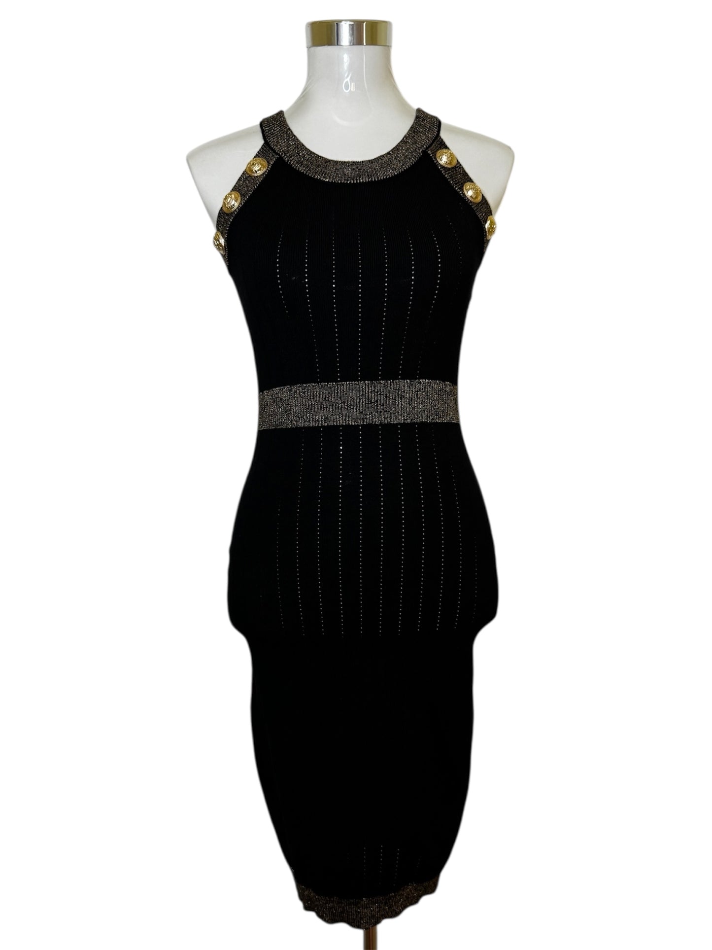 Damen Kleid Hauteng & Figurbetont, Trendig & Elegant in der Farbe Schwarz