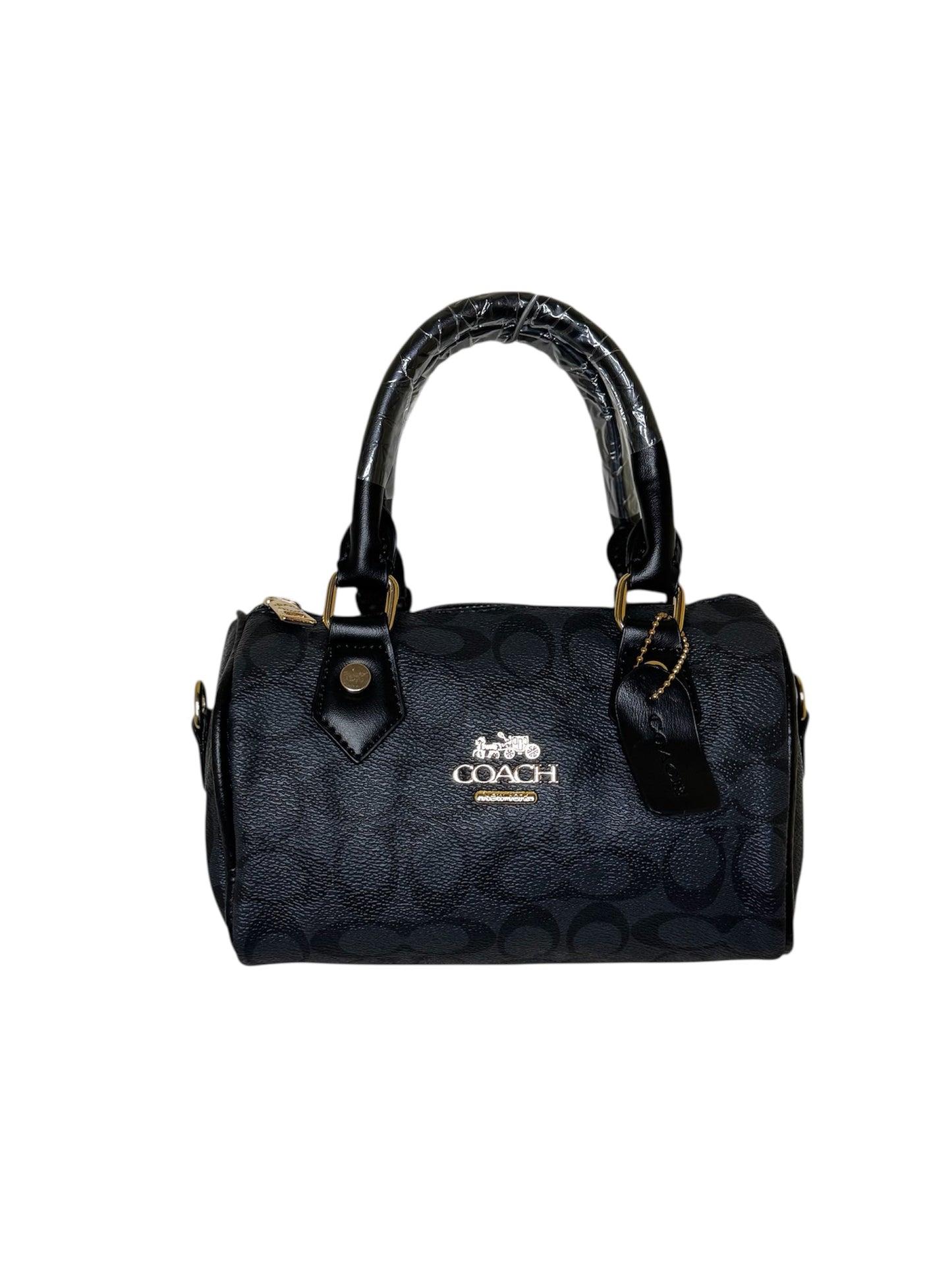 Damen Handtasche trendig & elegant in der Farbe Schwarz/Dunkelblau