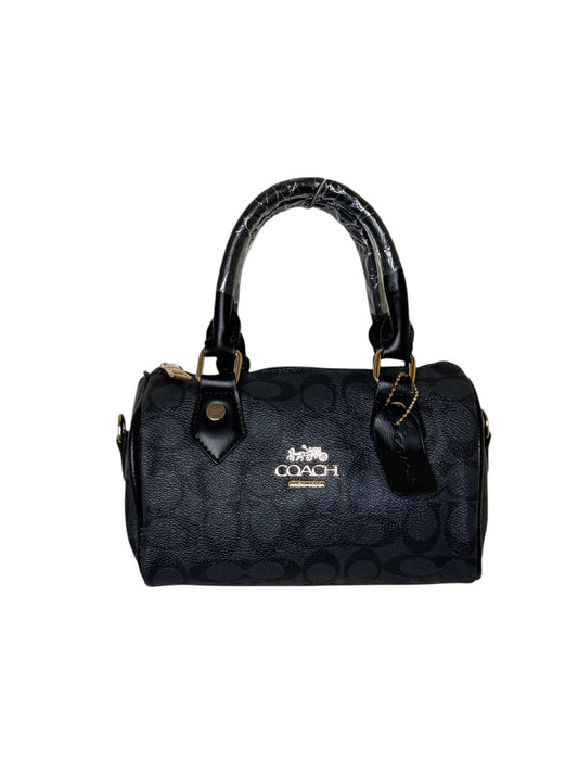 Damen Handtasche trendig & elegant in der Farbe Schwarz/Dunkelblau