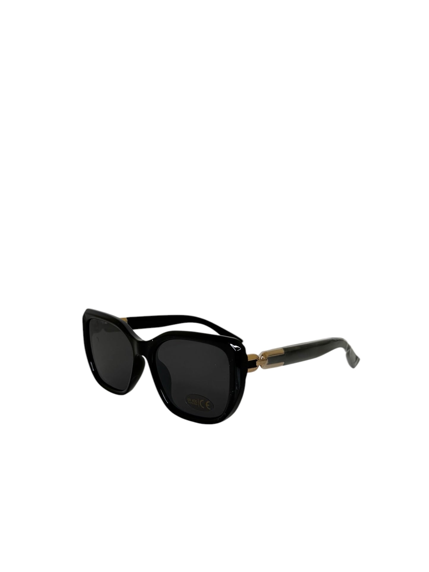 Damen Sonnenbrille trendig & elegant in der Farbe Schwarz