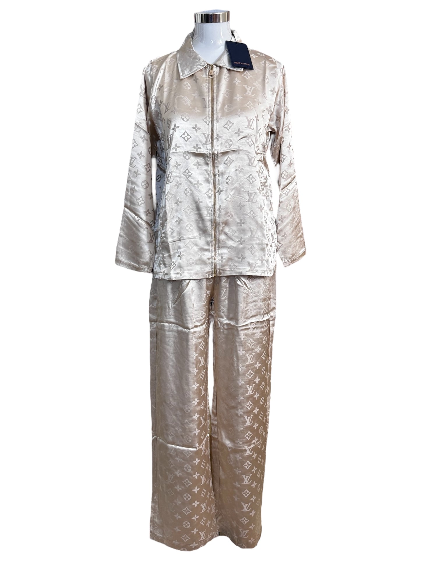 Damen Zweiteiler Set Trendig & Elegant in der Farbe Beige