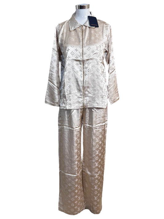 Damen Zweiteiler Set Trendig & Elegant in der Farbe Beige