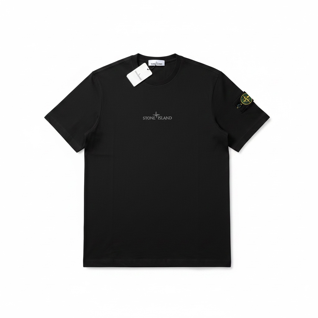 Unisex Set T-Shirt & kurze Hose in Schwarz