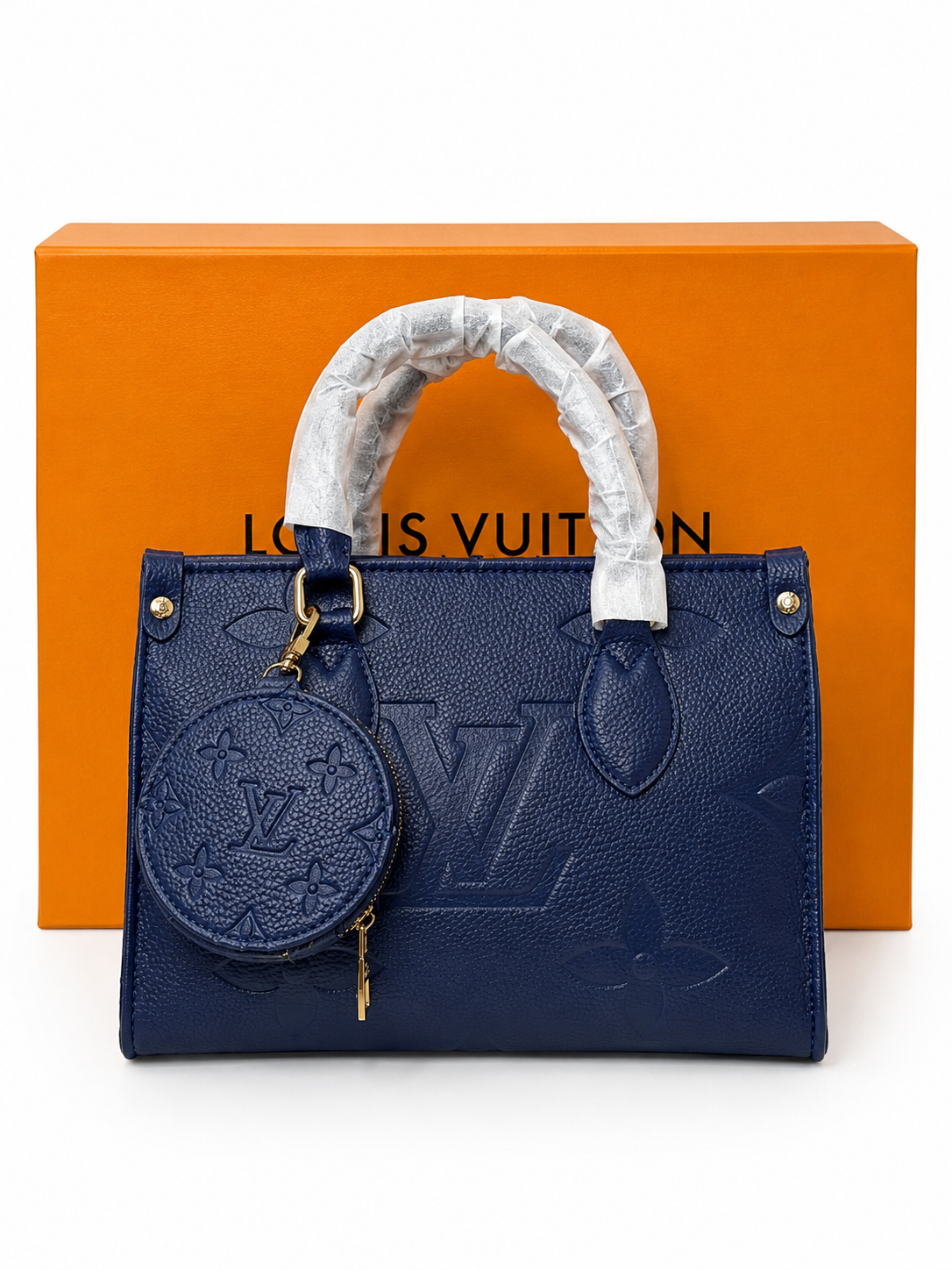 Damen Handtasche trendig & elegant in der Farbe Dunkelblau
