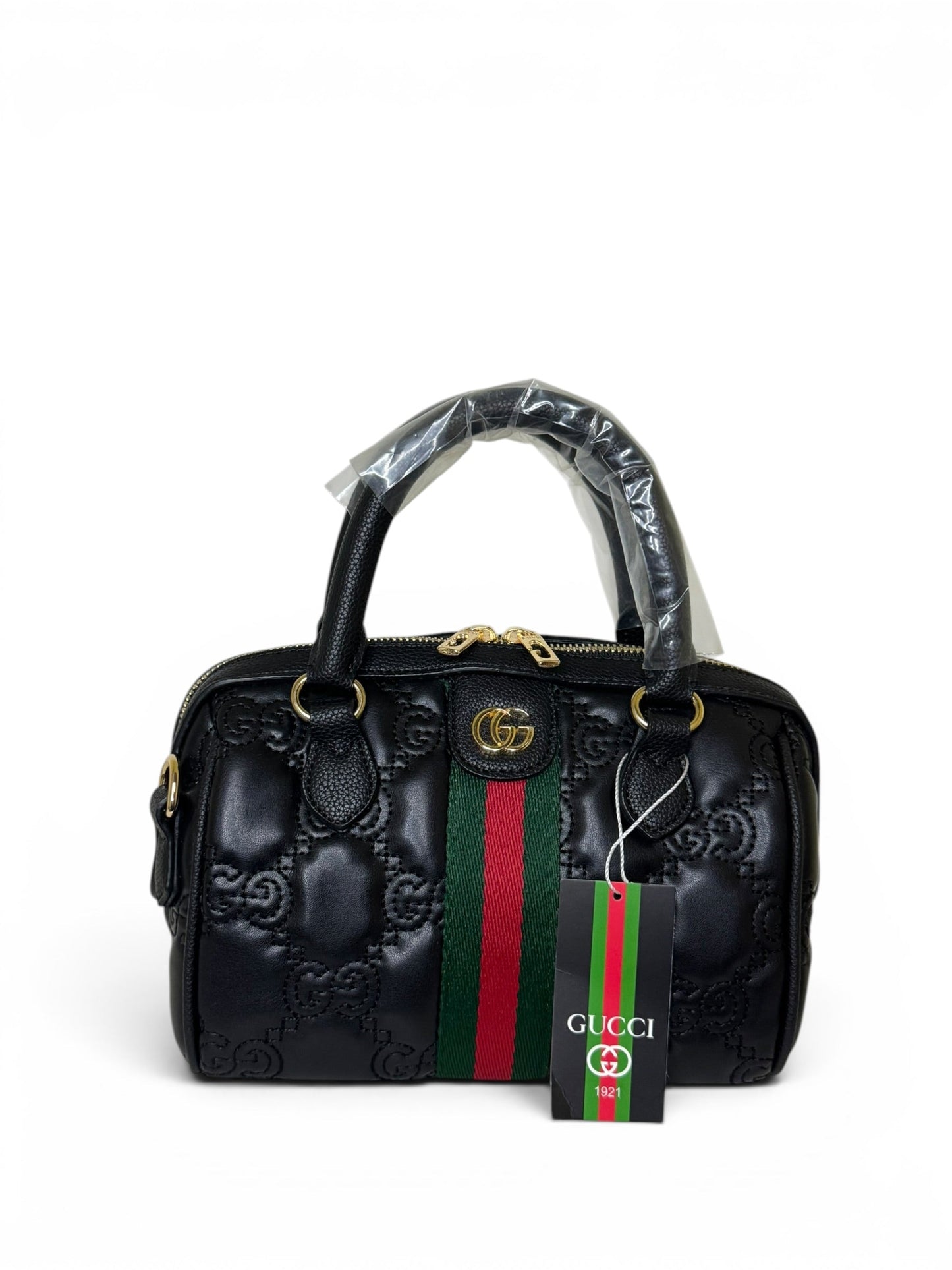 Damen Handtasche trendig & elegant in der Farbe Schwarz