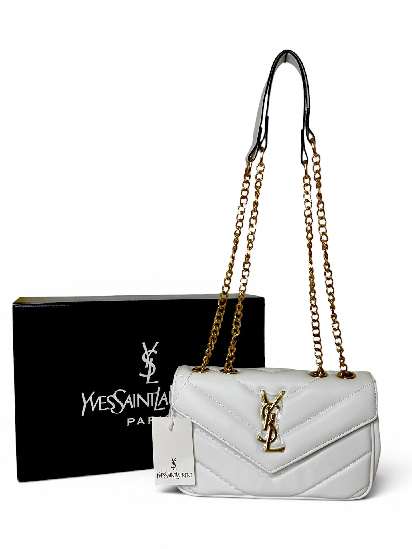 Damen Handtasche trendig & elegant in der Farbe Weiß