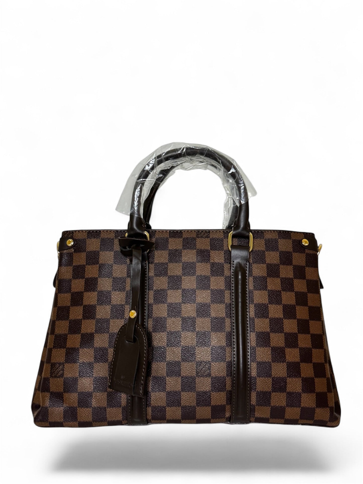 Damen Handtasche trendig & elegant in der Farbe Braun/Kariert