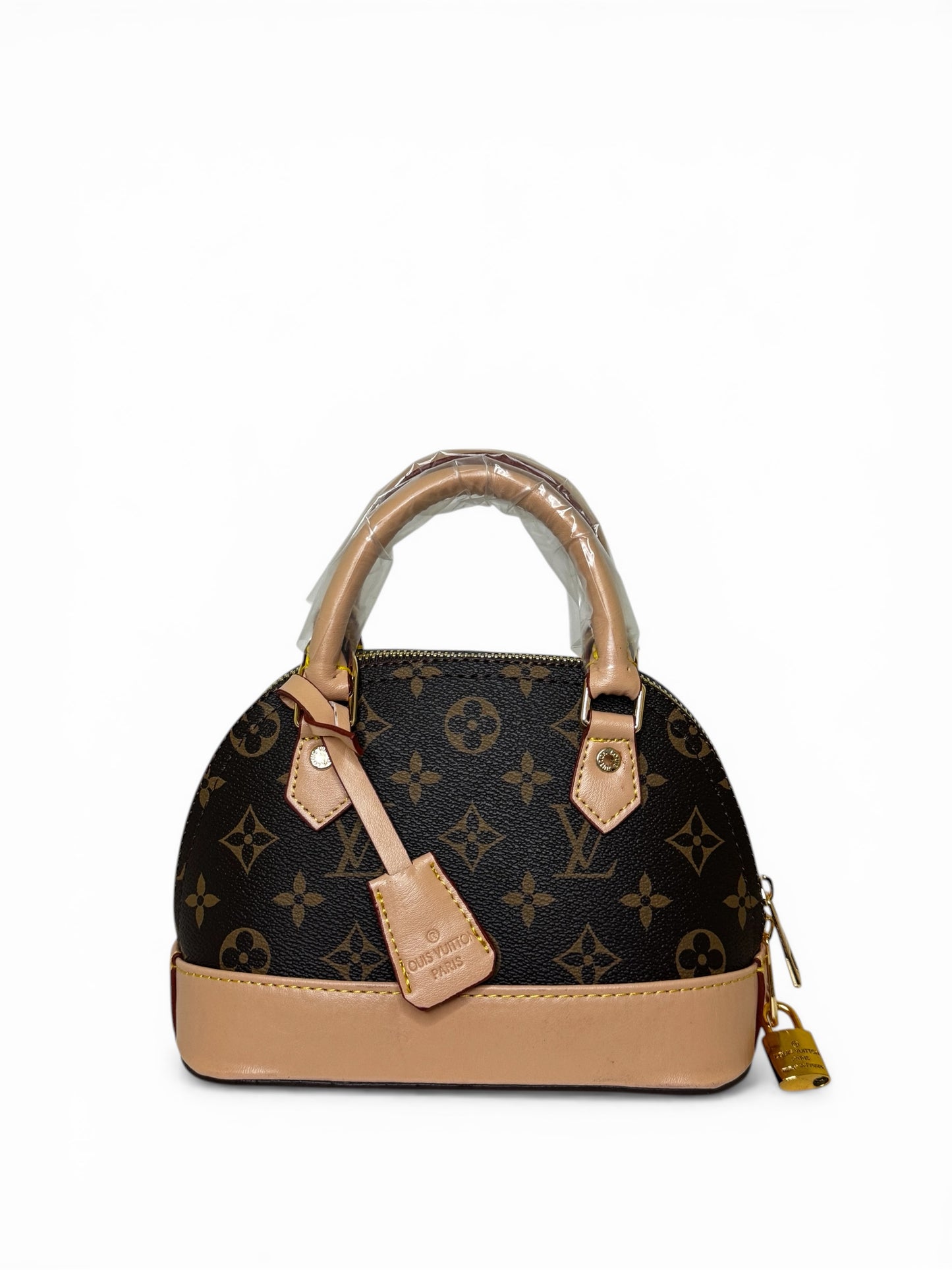 Damen Handtasche trendig & elegant in der Farbe Braun mini
