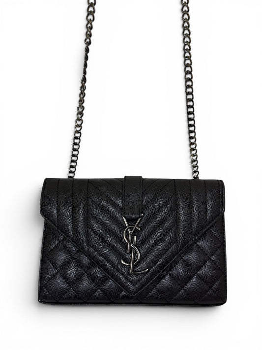Damen Handtasche trendig & elegant in der Farbe Schwarz