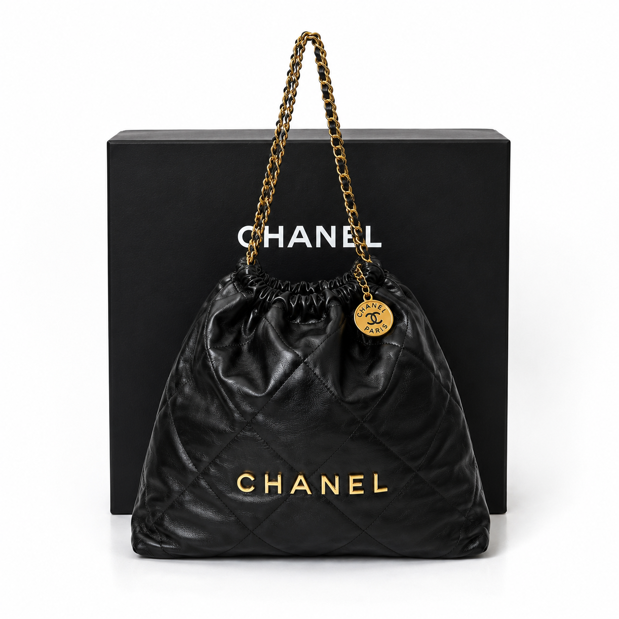 Beutel/Schultertasche trendig & funktionell in der Farbe Schwarz
