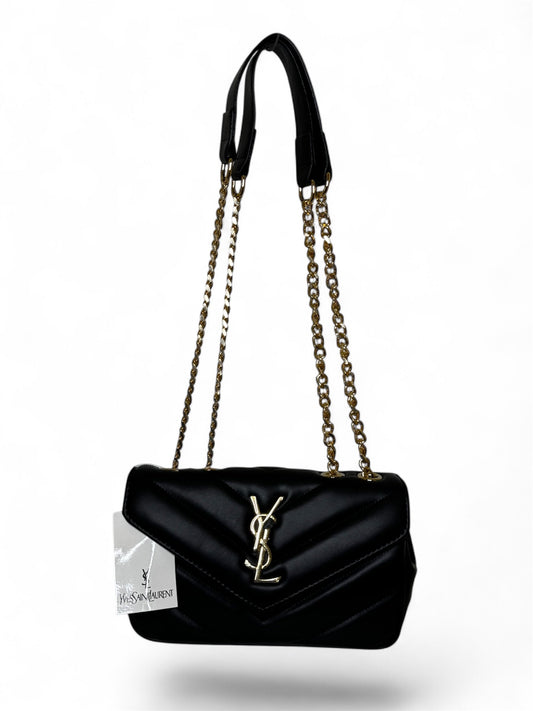 Damen Handtasche trendig & elegant in der Farbe Schwarz