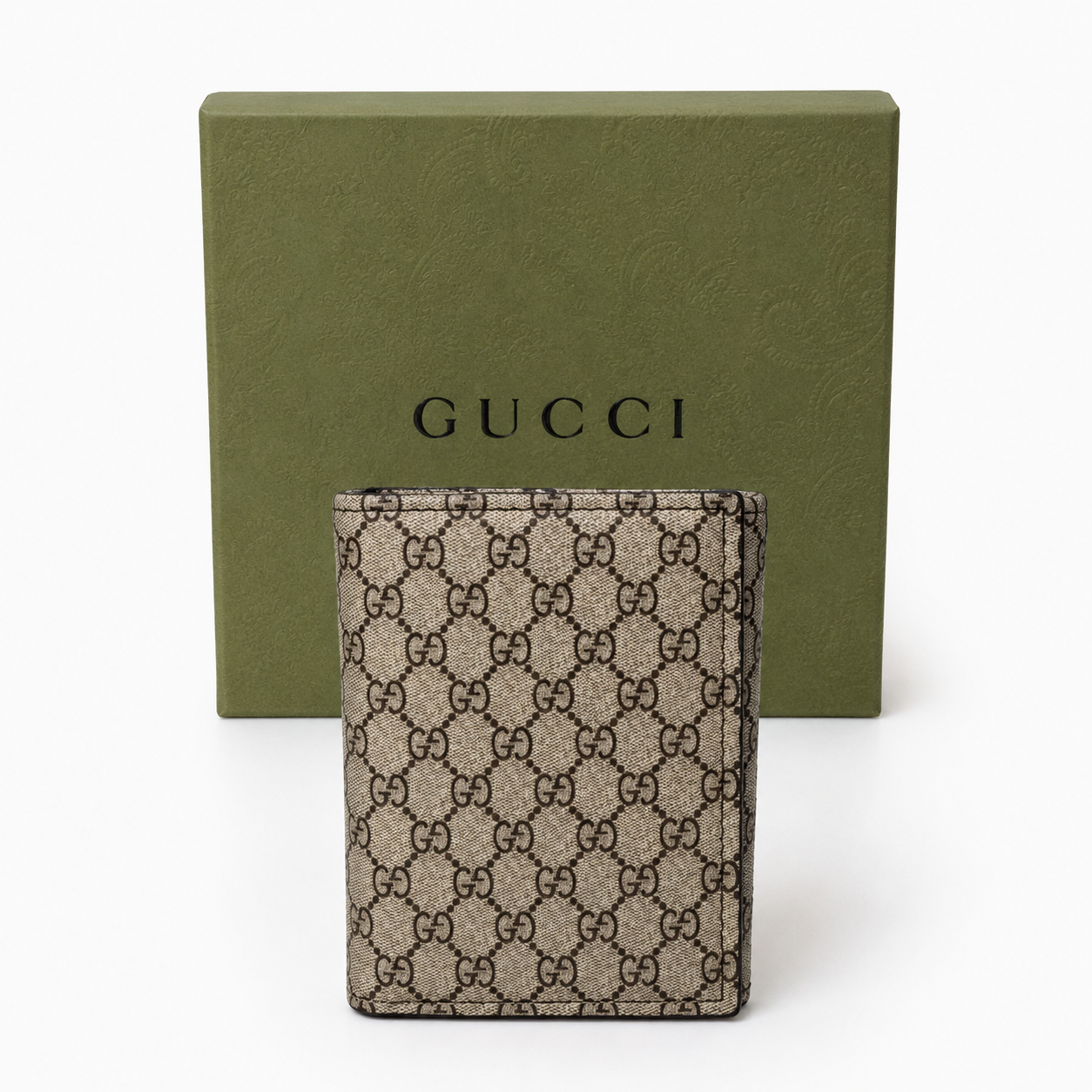Wallet/Geldbeutel trendig & elegant in der Farbe Braun/Grau