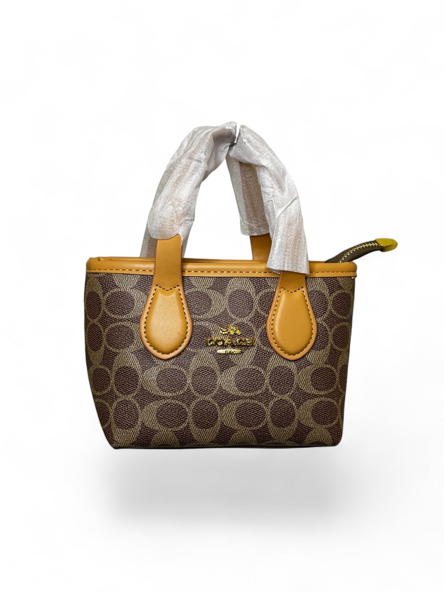 Damen Umhängetasche trendig & elegant in der Farbe Kaffe/Cappuccino Mini