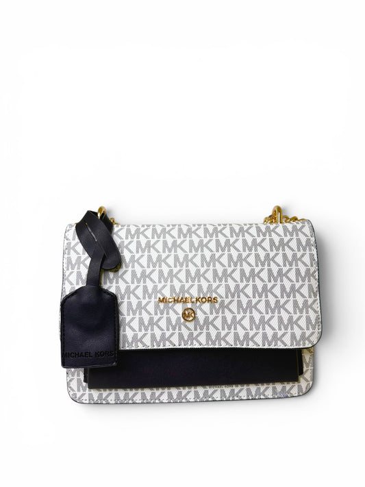 Damen Handtasche trendig & elegant in der Farbe Schwarz/Weiß