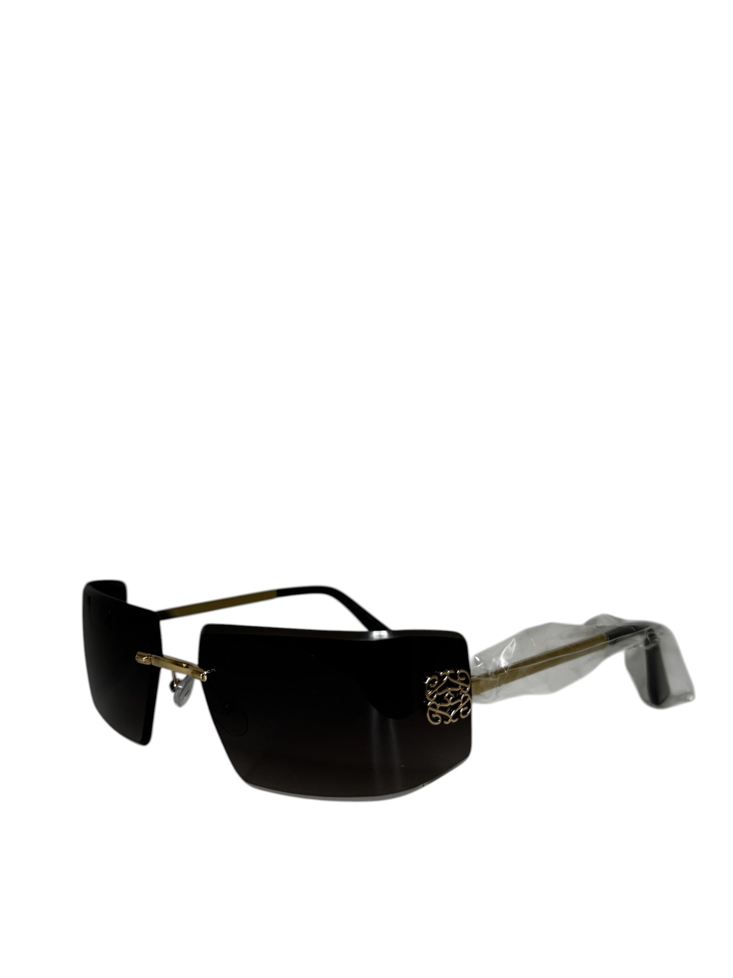 Damen Sonnenbrille trendig & elegant in der Farbe Schwarz