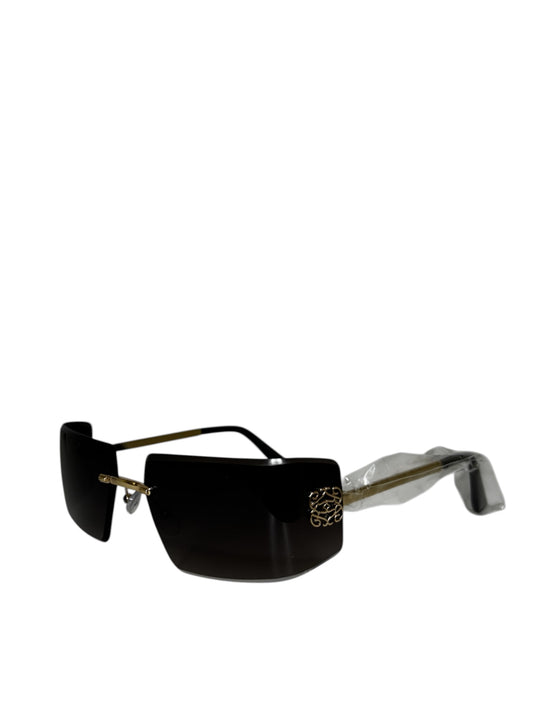 Damen Sonnenbrille trendig & elegant in der Farbe Schwarz