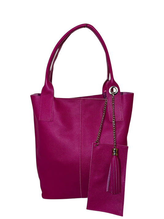 Damen Handtasch trendig & elegant in der Farbe Rosa