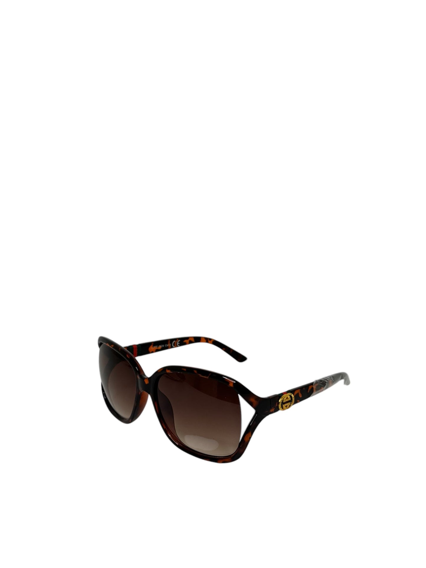 Damen Sonnenbrille trendig & elegant in der Farbe Braun